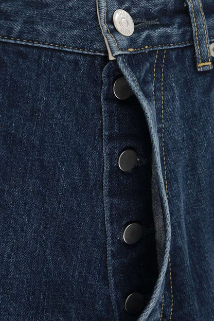 DIOR 443D017AY556 Extra Wide Denim Jeans Size 32