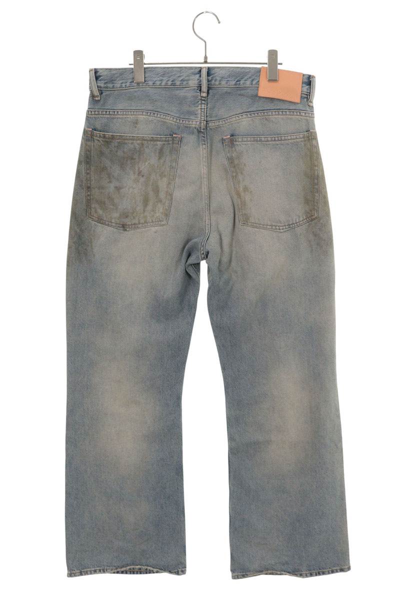 ACNE STUDIOS Distressed Regular Fit Jeans Blue Size 33