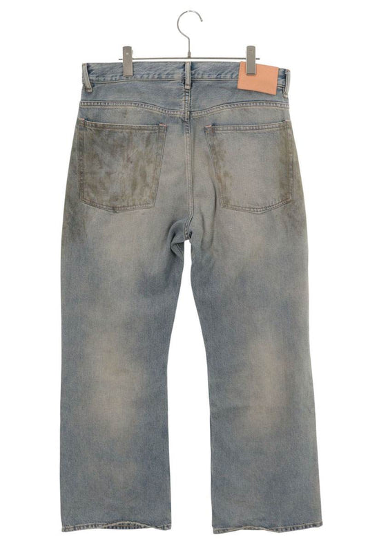 ACNE STUDIOS Distressed Regular Fit Jeans Blue Size 33