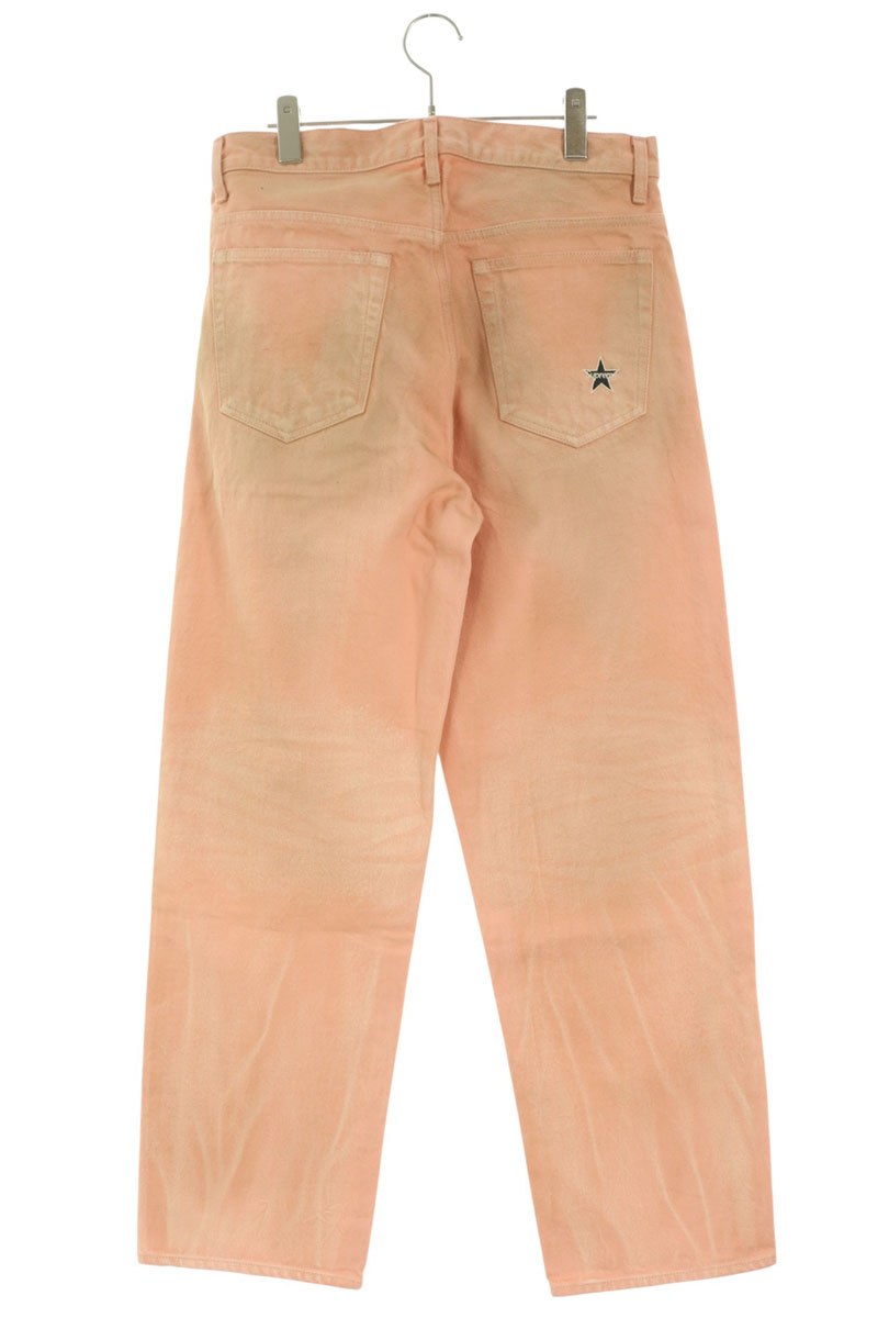 SUPREME 25AW Distressed Loose Fit Jeans Pink Size 30