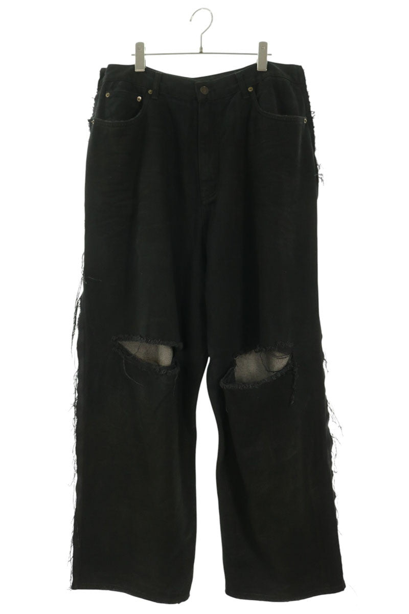 PROJECT GR Panelled Denim Jeans Black Size 2