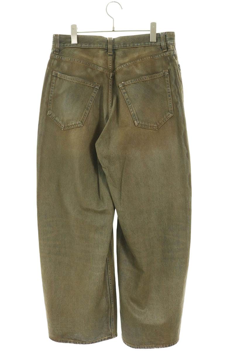 ACNE STUDIOS Coated Super Baggy Fit Jeans Indigo Size 32