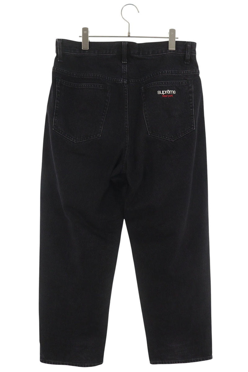 SUPREME 25SS Baggy Denim Jeans Black Size 30