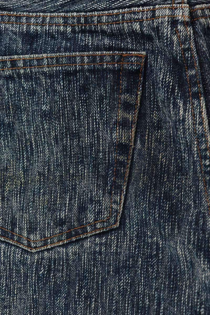 BALENCIAGA Blue Straight Button-Fly Denim Jeans Size 29