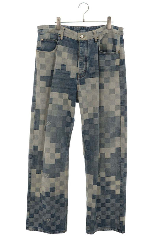 LOUISVUITTON 24SS Damier Skate Denim Jeans Size 33