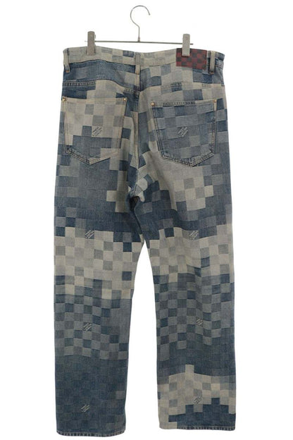 LOUISVUITTON 24SS Damier Skate Denim Jeans Size 33