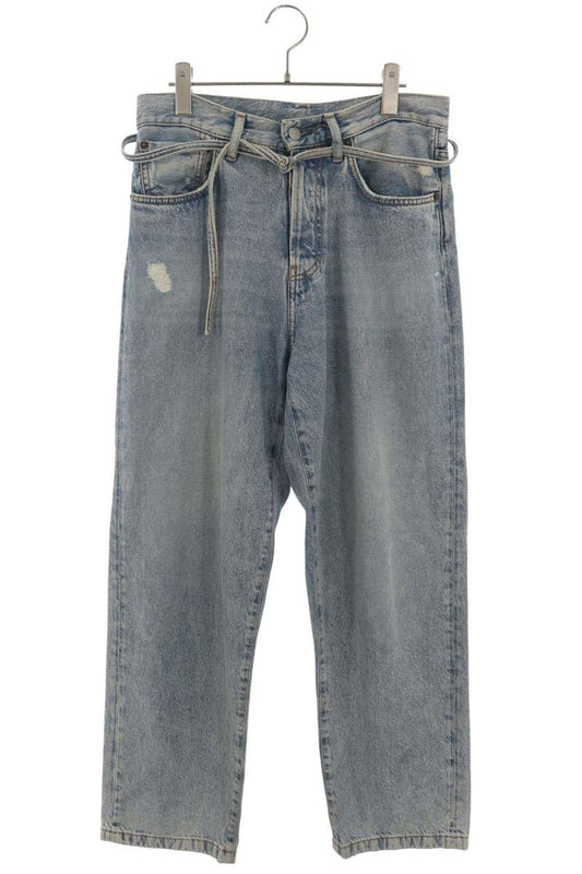 ACNE STUDIOS 1991 Toj Distressed Straight Light Blue Jeans Size 27