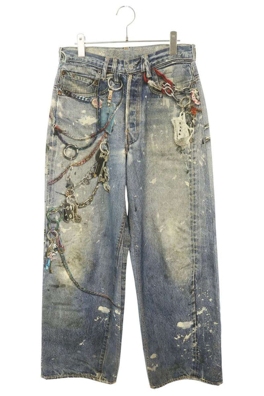 ACNE STUDIOS 1981M Trompe L'oeil Print Jeans Size 44