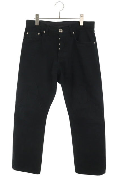 Chrome Hearts JEAN SL FLEURKNEE Stitch Denim Jeans Size 32