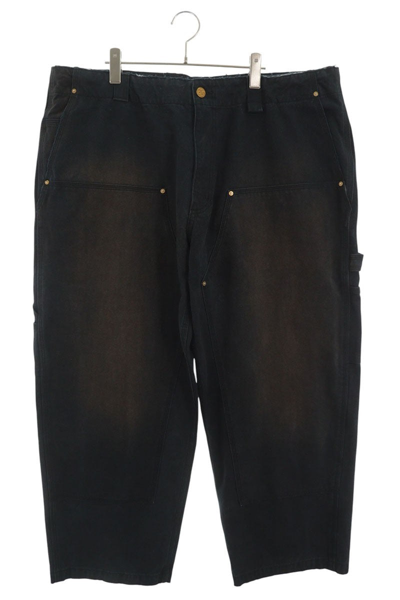 WILLY CHAVARRIA Black Wide Carpenter Denim Jeans Size M