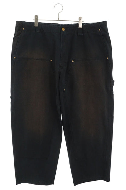 WILLY CHAVARRIA Black Wide Carpenter Denim Jeans Size M