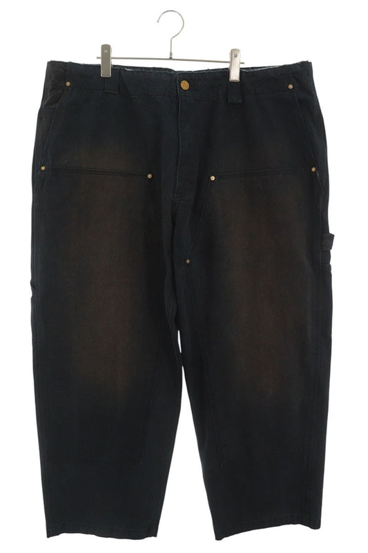 WILLY CHAVARRIA Black Wide Carpenter Denim Jeans Size M