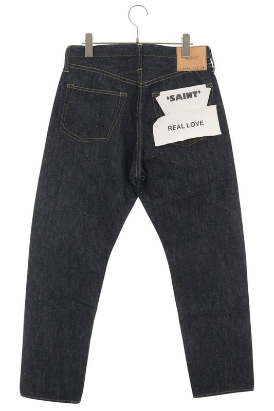 SAINT MICHAEL 26SS Indigo Rigid Denim Jeans Size 33