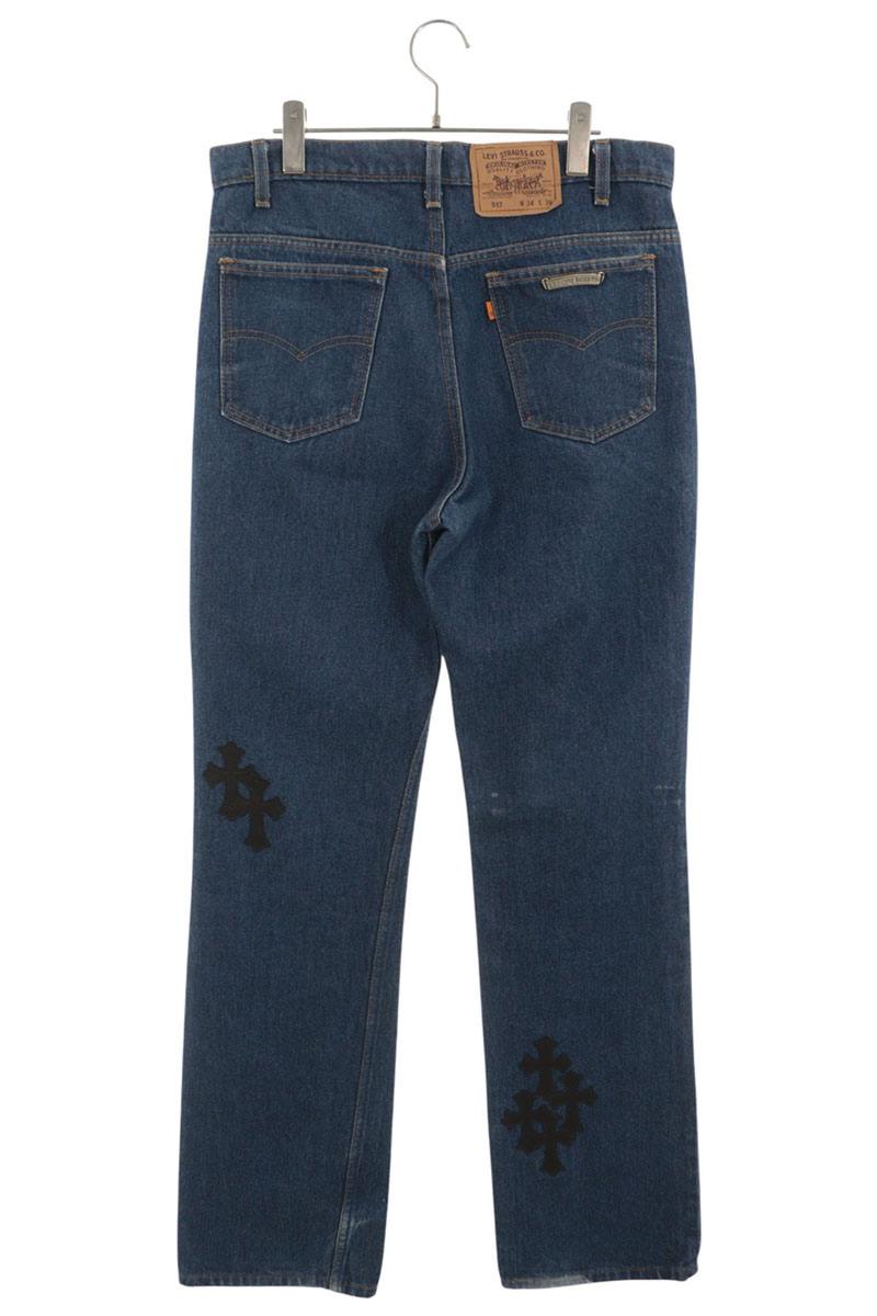 Chrome Hearts x Levi's Cross Patch Flare Jeans Size 34