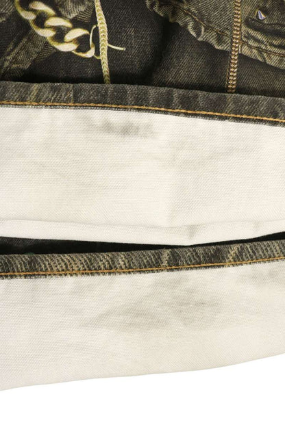 ACNE STUDIOS 1981 Trompe L'oeil Biker Jeans Size XS