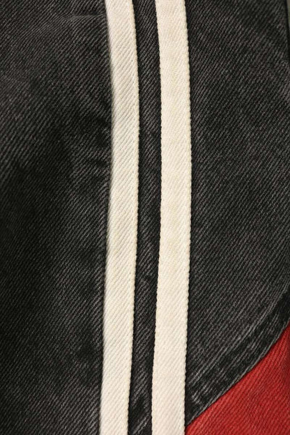 BALENCIAGA Sideline Track Denim Jeans Multi Size M