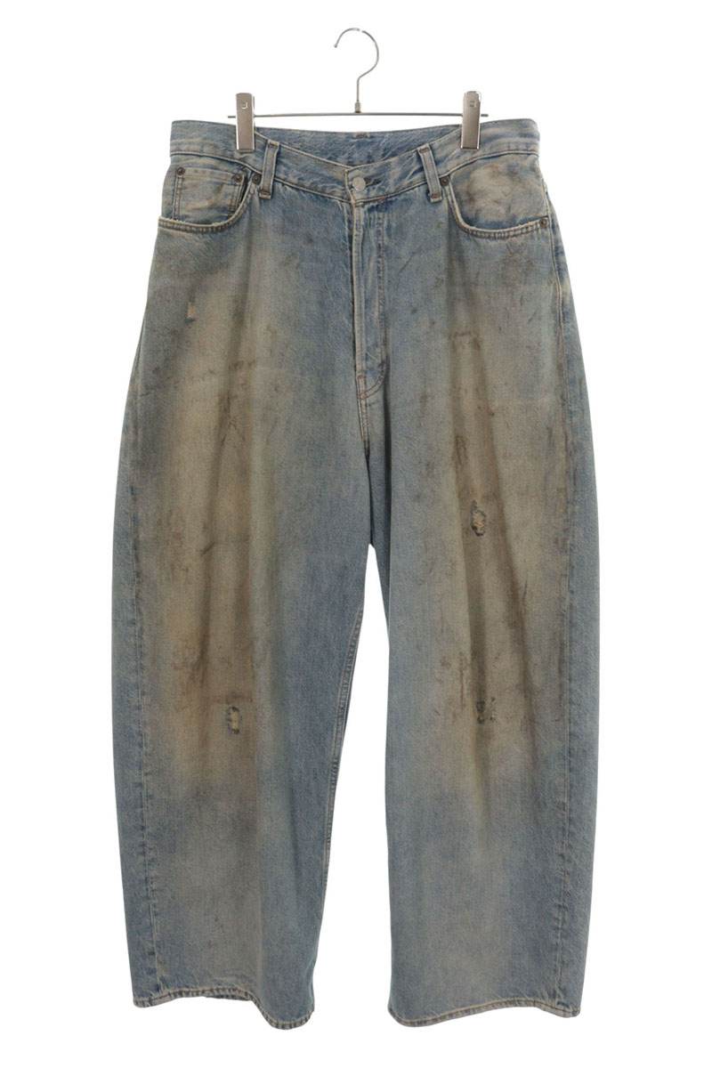 ACNE STUDIOS Distressed Super Baggy Fit Jeans Size 30