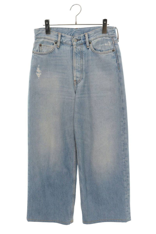 ACNE STUDIOS Distressed Baggy Fit Blue Denim Size 44