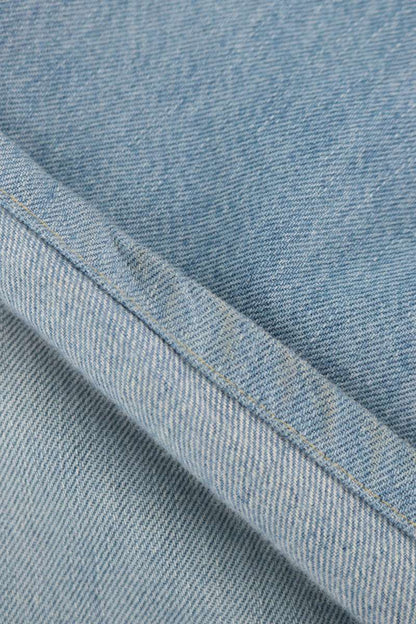 ACNE STUDIOS Distressed Baggy Fit Blue Denim Size 44