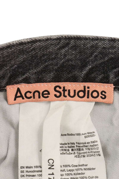 ACNE STUDIOS B00322 Washed Baggy Jeans Gray Size 29