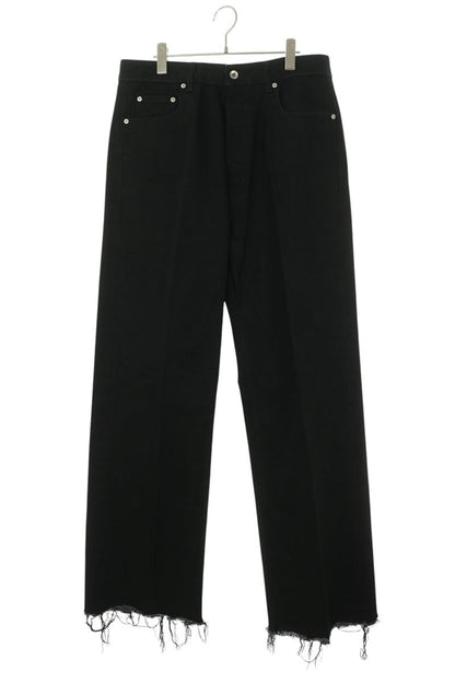 Rick Owens 26AW GETH JEAN Cutout Wide Denim Black Size 31
