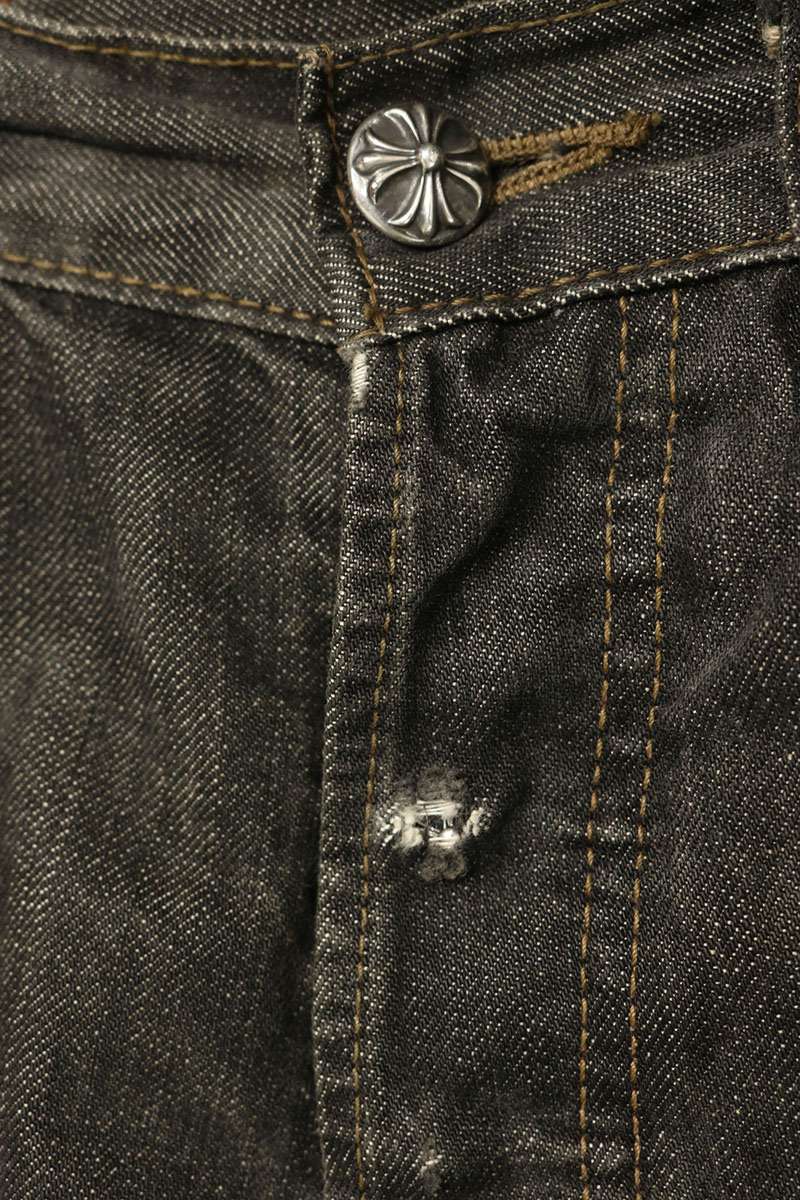 Chrome Hearts x Levi's Cross Patch Washed 501 Jeans