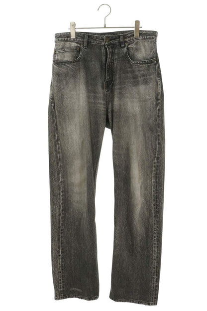 BALENCIAGA 751110 TBP47 Medium Fit Jeans Gray Size S