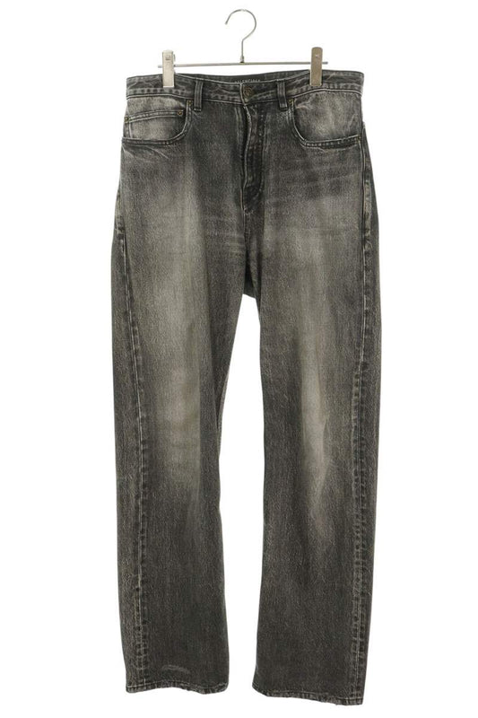 BALENCIAGA 751110 TBP47 Medium Fit Jeans Gray Size S