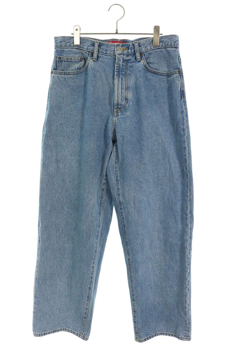 SUPREME 26SS Baggy Jean Washed Denim Blue Size 30