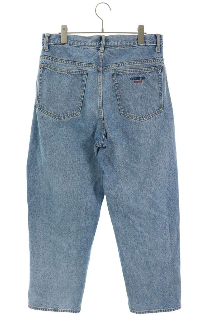 SUPREME 26SS Baggy Jean Washed Denim Blue Size 30