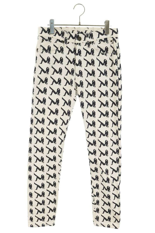 Calvin Klein Jeans EST.1978 Icon Print Jeans White Size 28