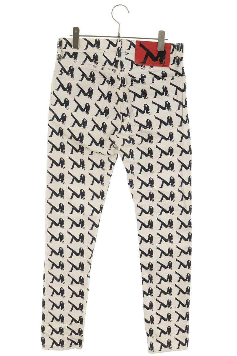 Calvin Klein Jeans EST.1978 Icon Print Jeans White Size 28