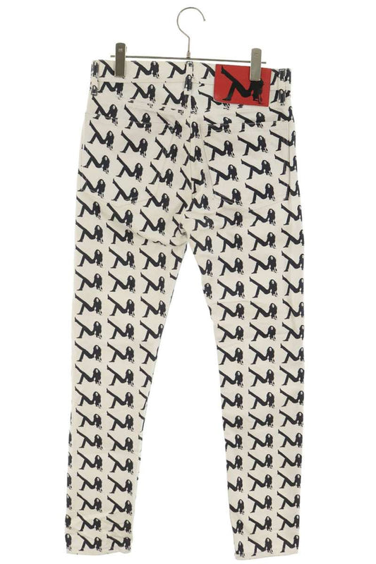 Calvin Klein Jeans EST.1978 Icon Print Jeans White Size 28