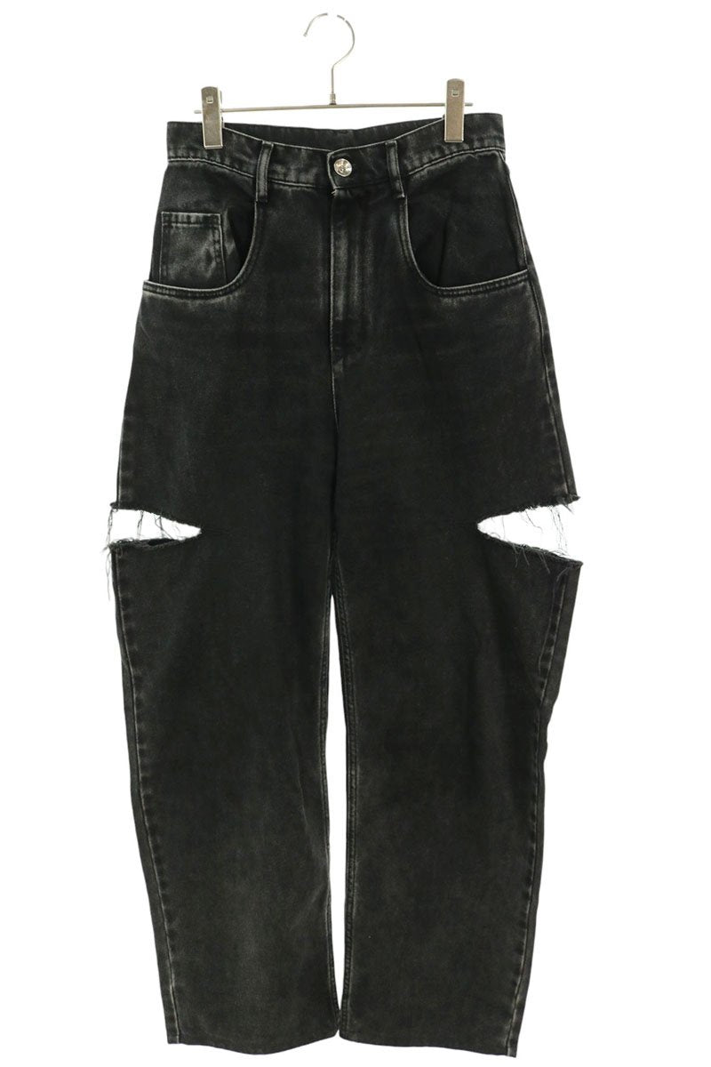 Maison Margiela S51LA0051 Cutout Jeans Black Size 40