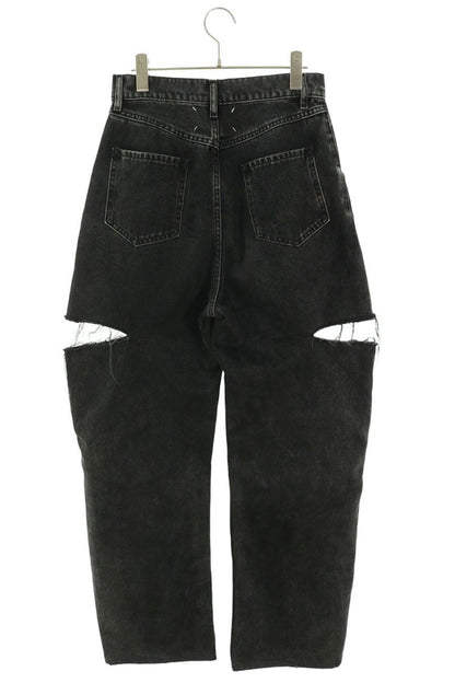 Maison Margiela S51LA0051 Cutout Jeans Black Size 40