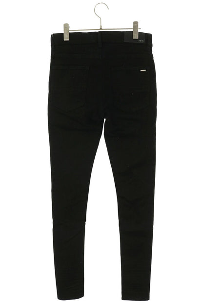 AMIRI PXMD001 MX1 Distressed Skinny Jeans Black Size 31