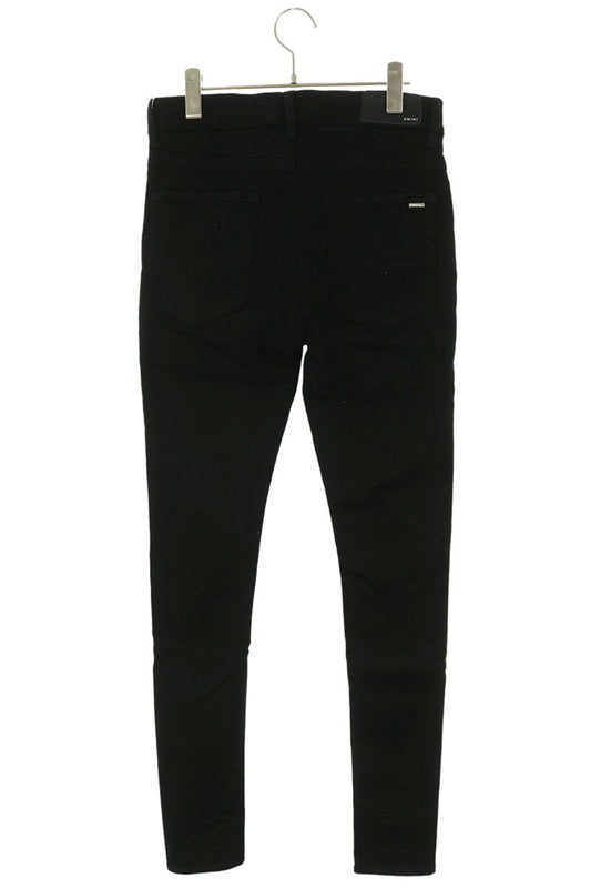 AMIRI PXMD001 MX1 Distressed Skinny Jeans Black Size 31