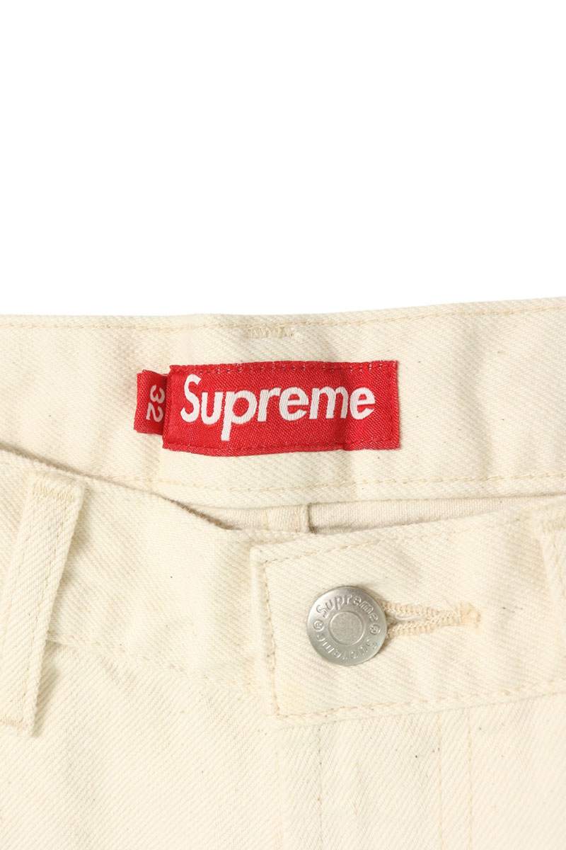 SUPREME 26SS Baggy Selvedge Jean Off-White Size 32