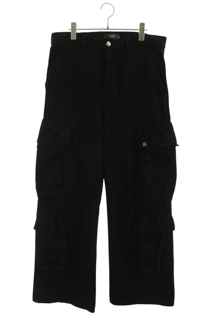 AMIRI 23AW Black Logo Plate Cargo Jeans Size 32
