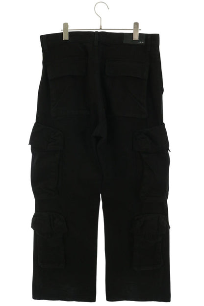 AMIRI 23AW Black Logo Plate Cargo Jeans Size 32