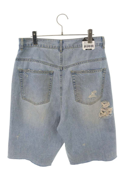 Protocol Index Indigo Distressed Denim Shorts Size 1