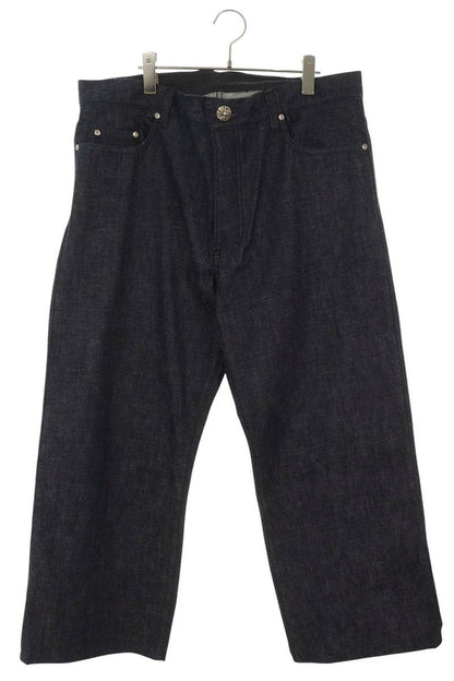 Chrome Hearts KS FIT Wide Washed Denim Jeans Pants Size 34