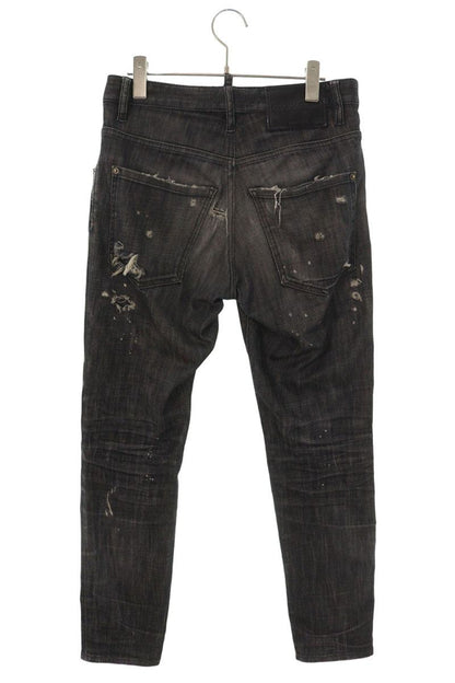 Dsquared2 DSQUARED Distressed Denim Black Size 46
