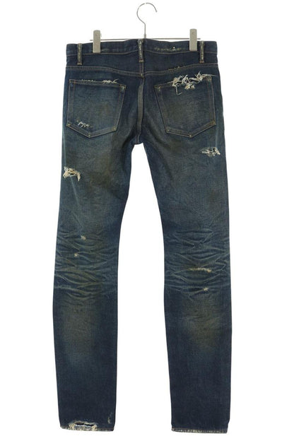 MINEDENIM Distressed Denim Jeans Button Fly Size 9