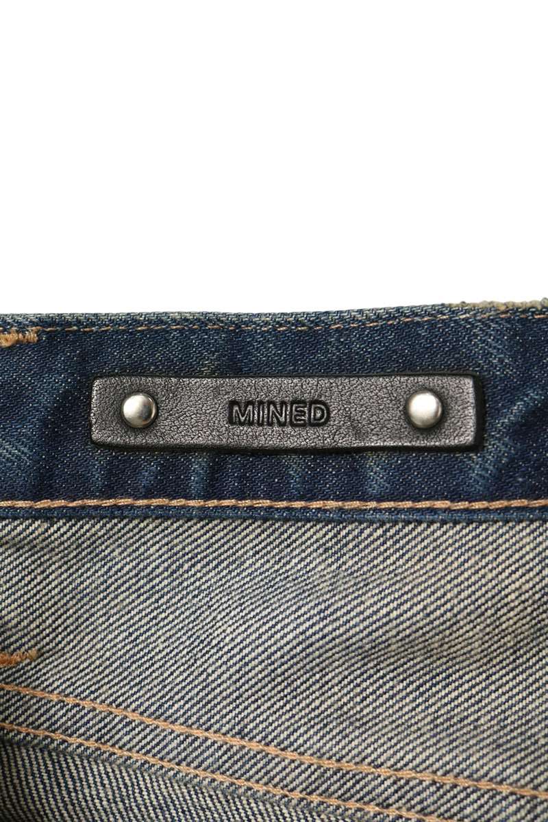 MINEDENIM Distressed Denim Jeans Button Fly Size 9
