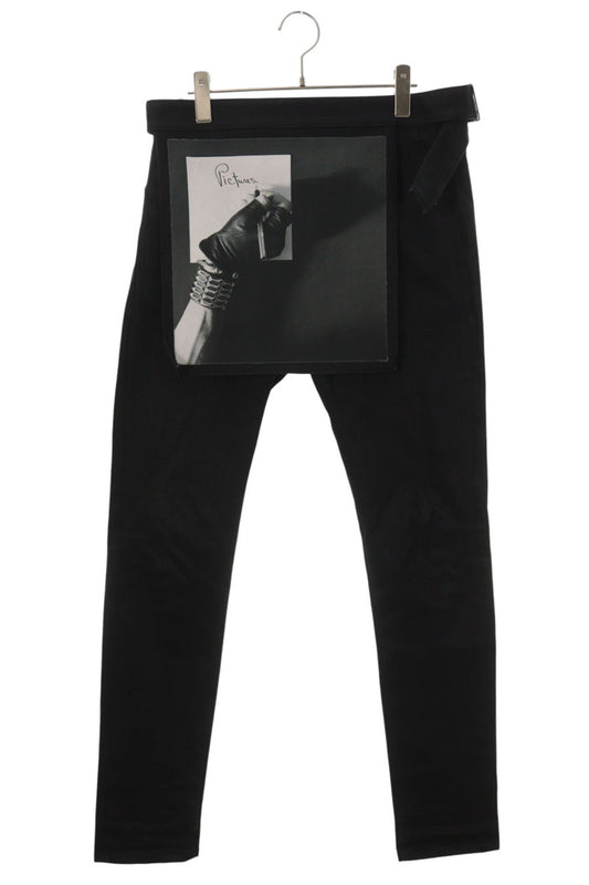 RAF SIMONS 17SS Skirt-Attached Denim Jeans Size 30