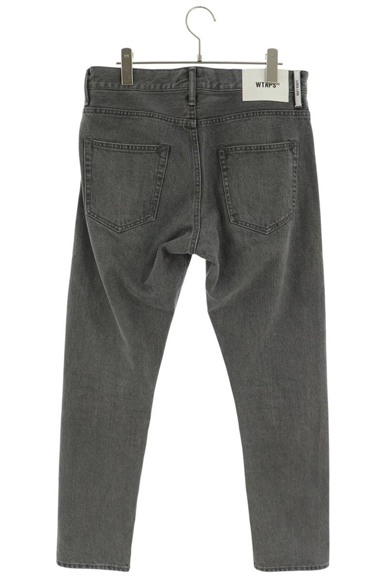 WTAPS 23AW Washed Slim Straight Denim Gray Size 2