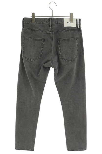 WTAPS 23AW Washed Slim Straight Denim Gray Size 2