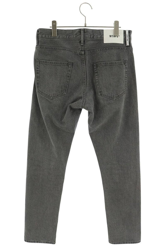 WTAPS 23AW Washed Slim Straight Denim Gray Size 2