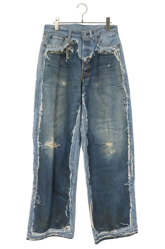 ACNE STUDIOS Trompe L'oeil Denim Jeans Size S